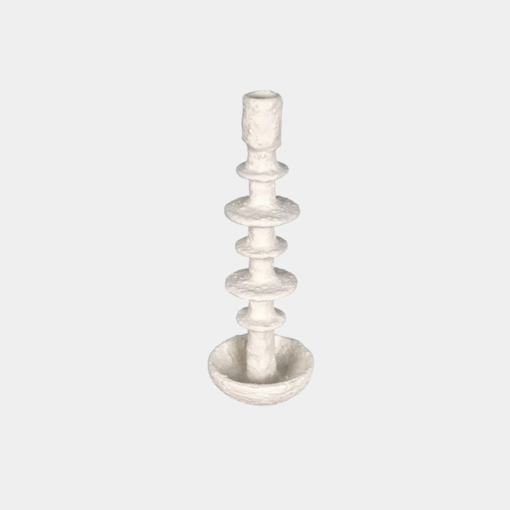 Candlestick Gabriel Ecru