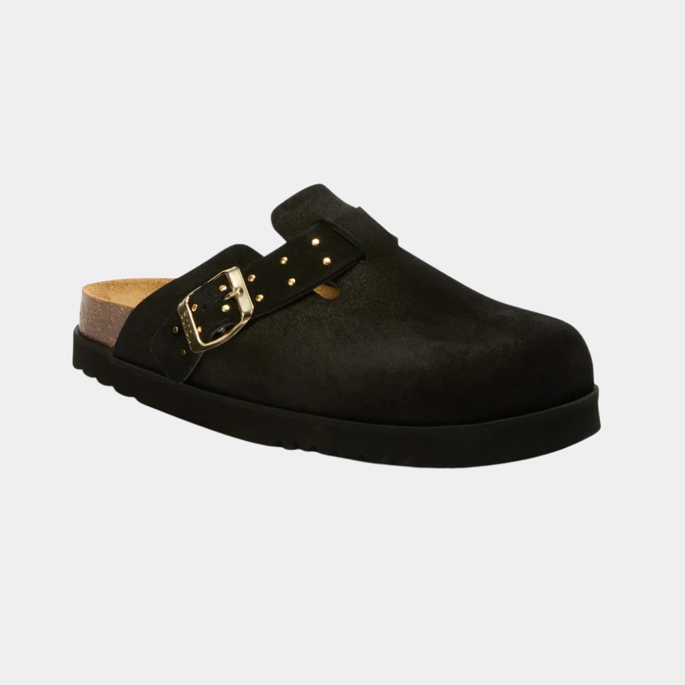 Benny Suede clogs