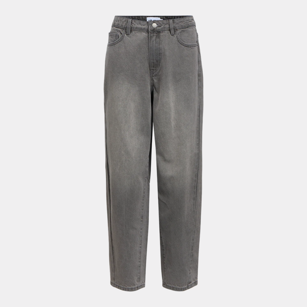 OBJMIU ZOE MW BARREL ANKLE JEANS NOOS