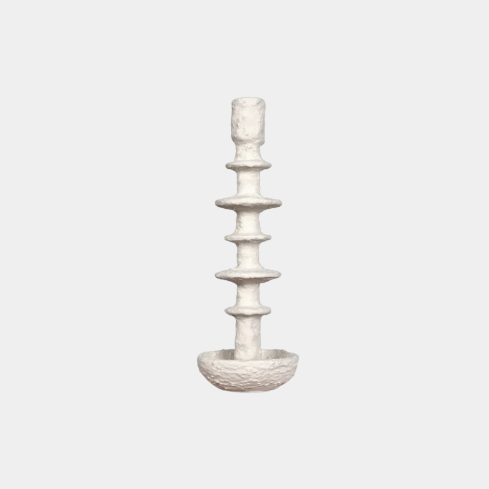 Candlestick Gabriel Ecru
