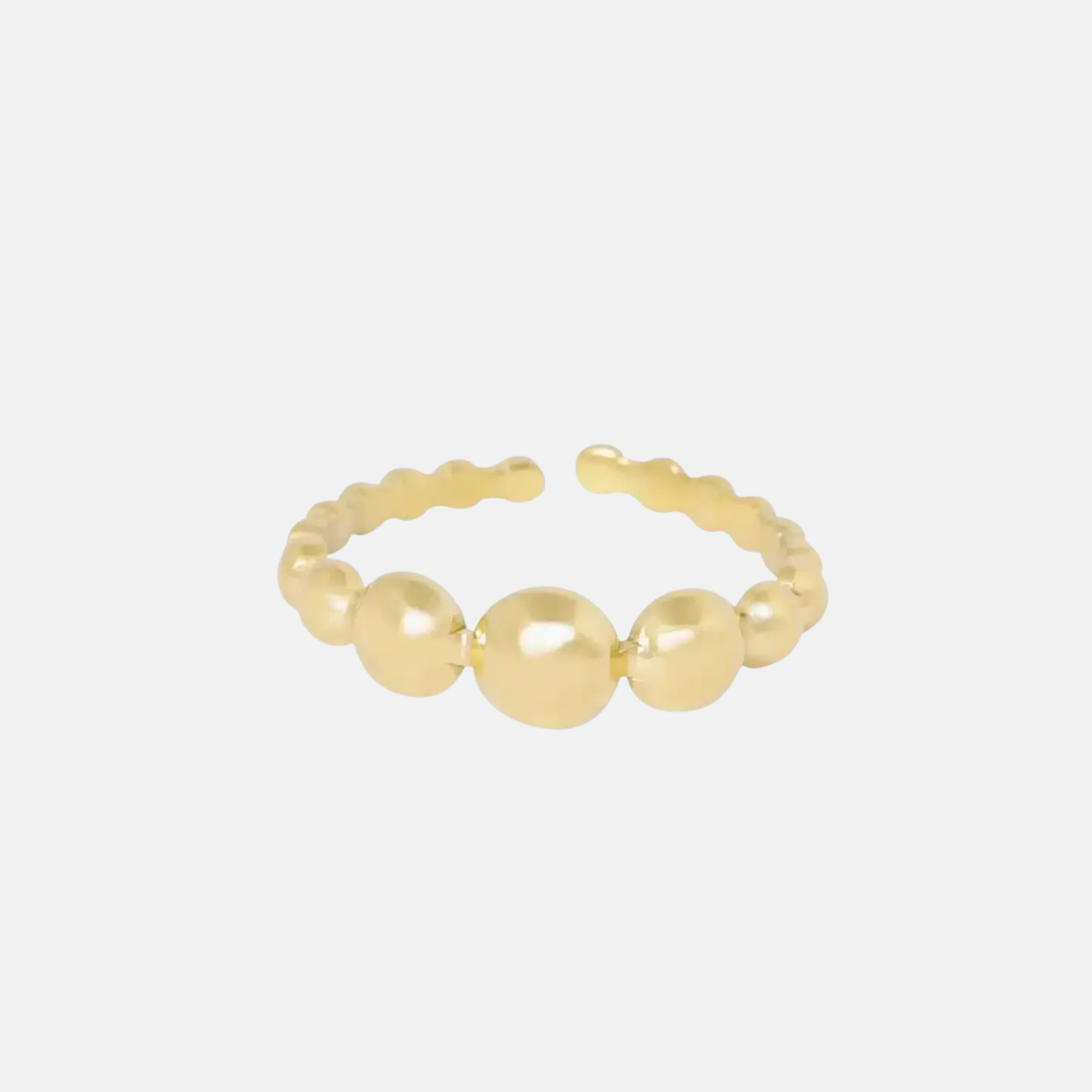 Vergulde ring BALLON D’OR / Re-sizable