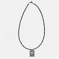 Load image into Gallery viewer, Cils Beaded HEART Necklace Short