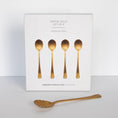 Load image into Gallery viewer, Lepel Goud, Set van 4 in cadeauverpakking