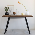 Load image into Gallery viewer, Kantoortafel van hergebruikt hout en acacia.
