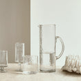 Load image into Gallery viewer, Champagneglas gehamerd transparant (set van 4)