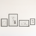 Afbeelding laden in Galerijviewer, Fotolijst zwevend Minimalisme Zwart, S
