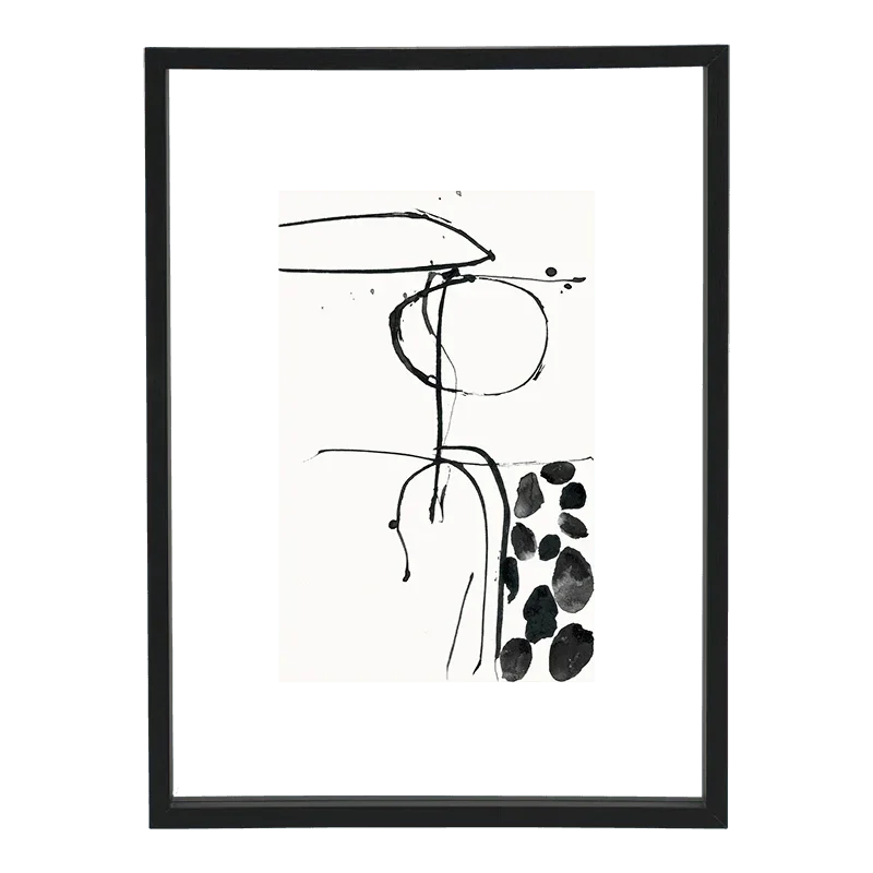 Fotolijst Zwevend Minimalisme L, Zwart