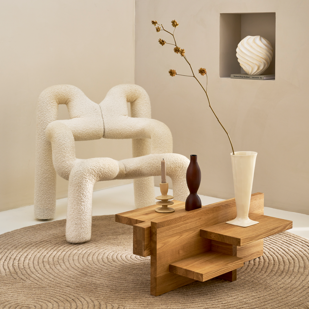 Vaas met ribbels
