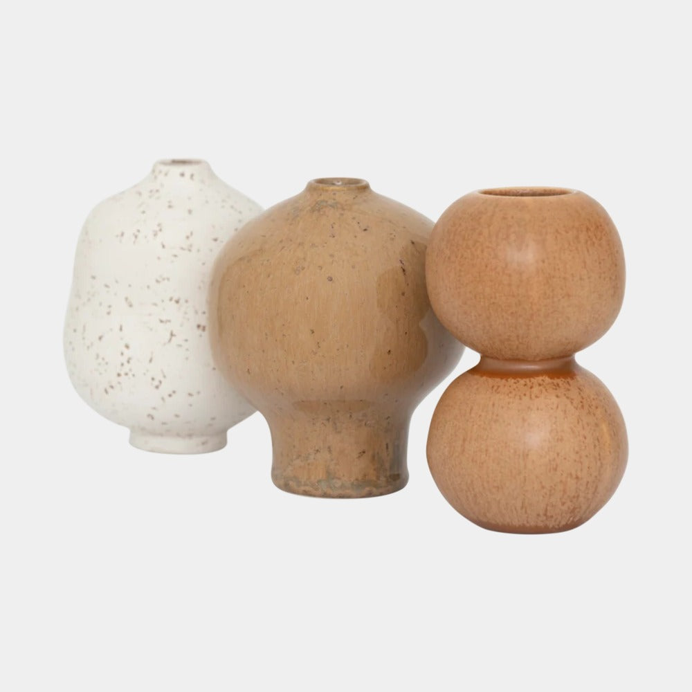 Mini-vazen Suzu, set van 3