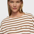 Afbeelding laden in Galerijviewer, boat neck top stripes