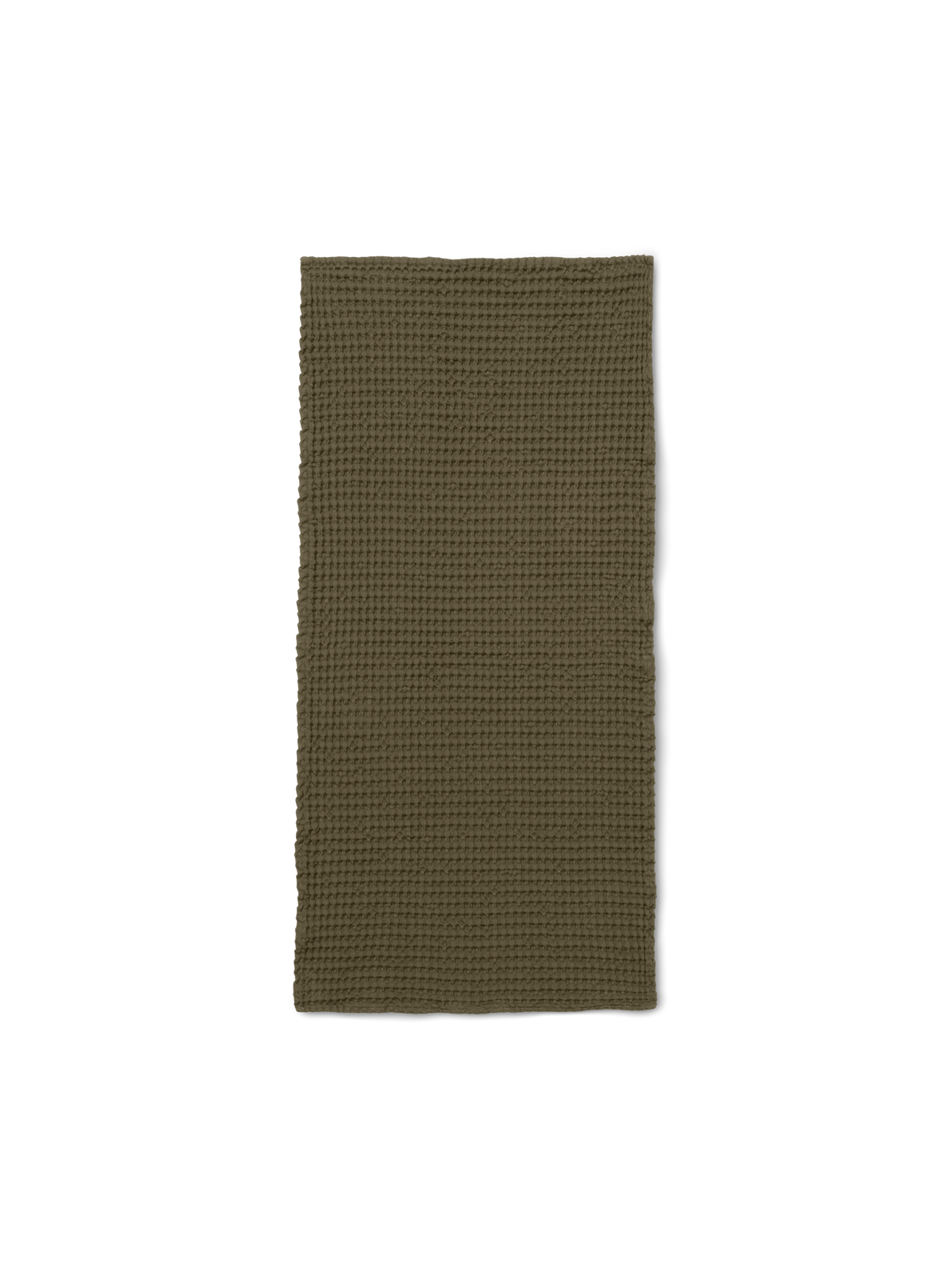 Handdoek Organic olive detail