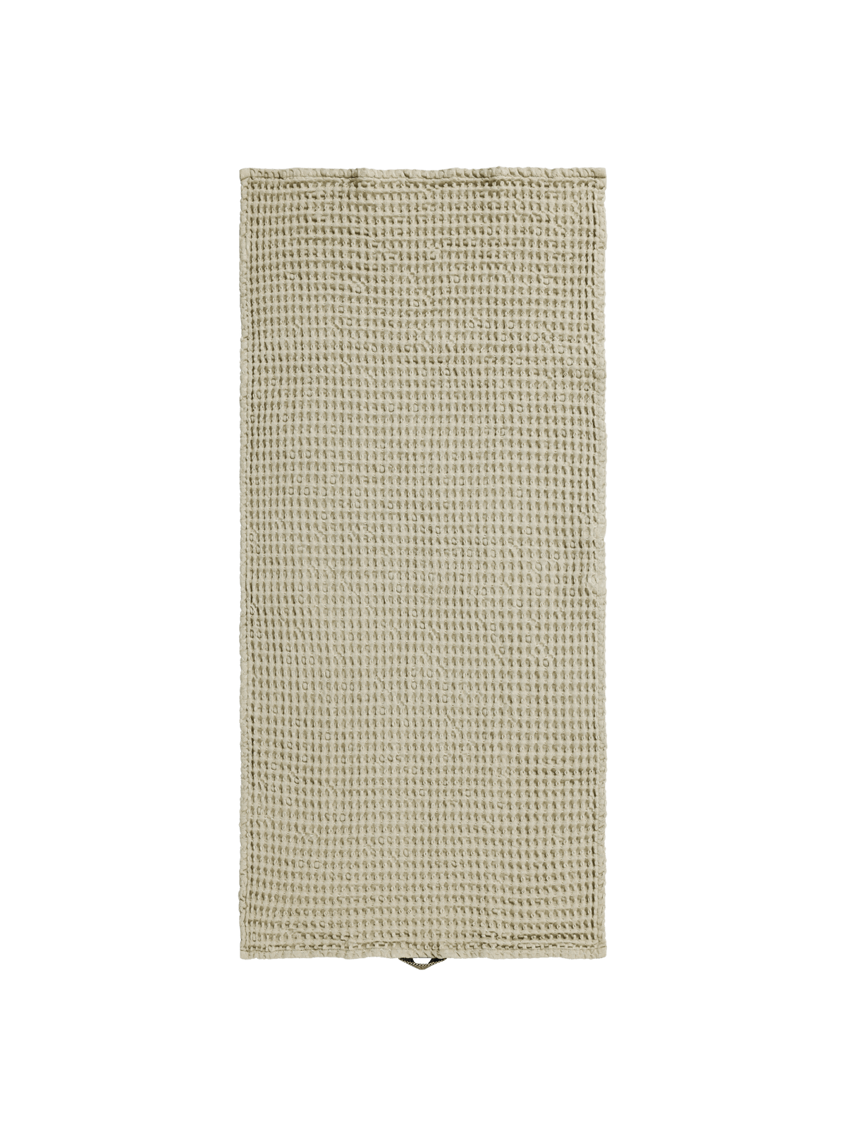 Handdoek Organic light celedon detail