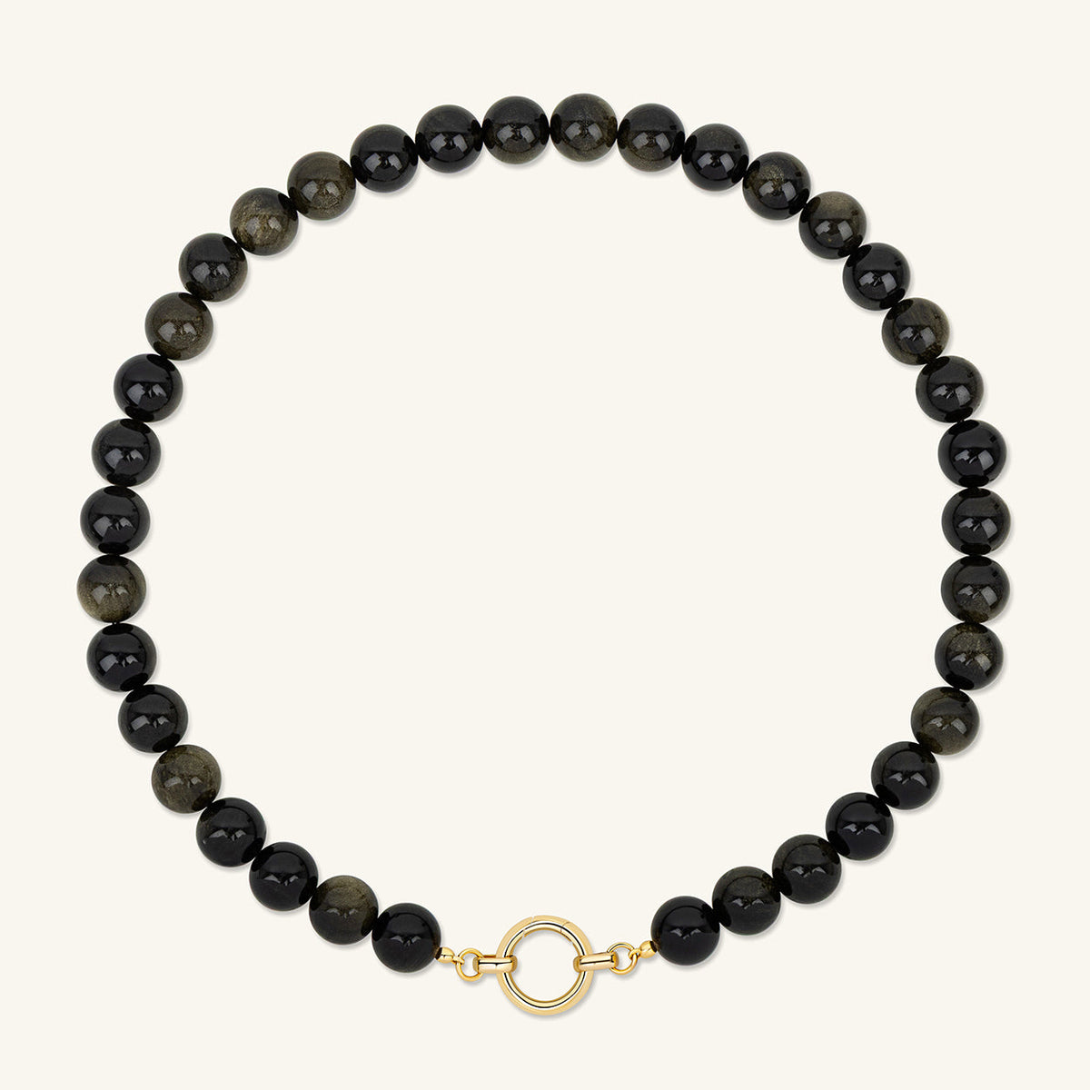 Black Gold Statement ketting