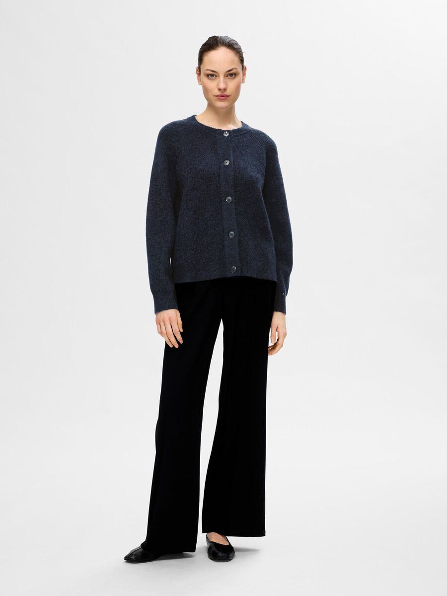 SLWLULU LS KNIT SHORT CARDIGAN NOOS