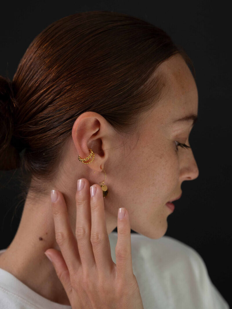 2-delige earcuff small balls (enkel)