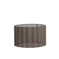Afbeelding laden in Galerijviewer, Cilinder lampenkap Disli - Donkerbruin - Ø40cm