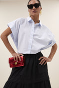 Afbeelding laden in Galerijviewer, pixie chambray blouse