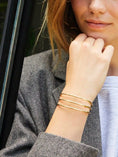 Load image into Gallery viewer, 3-delige gehamerde bangle