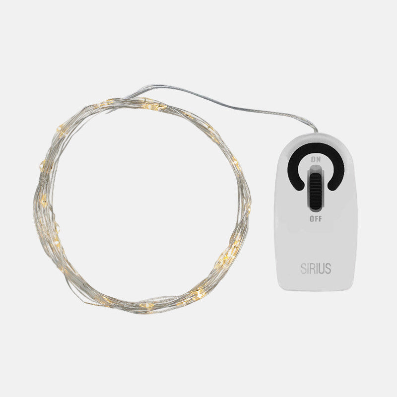 Lichtsnoer Clear/Silver 40leds
