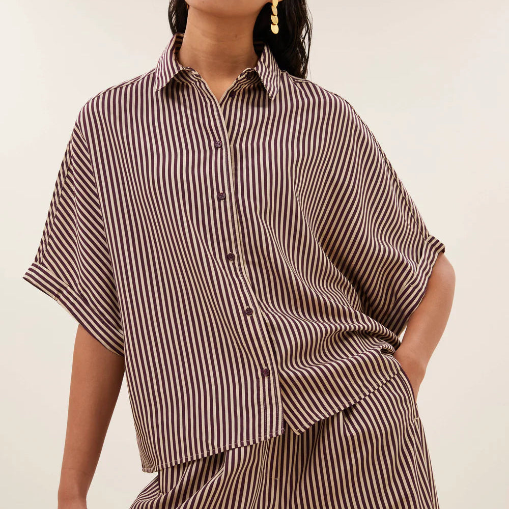 sunny stripe blouse