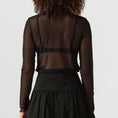 Load image into Gallery viewer, OBJNELA LS O-NECK MESH TOP REP