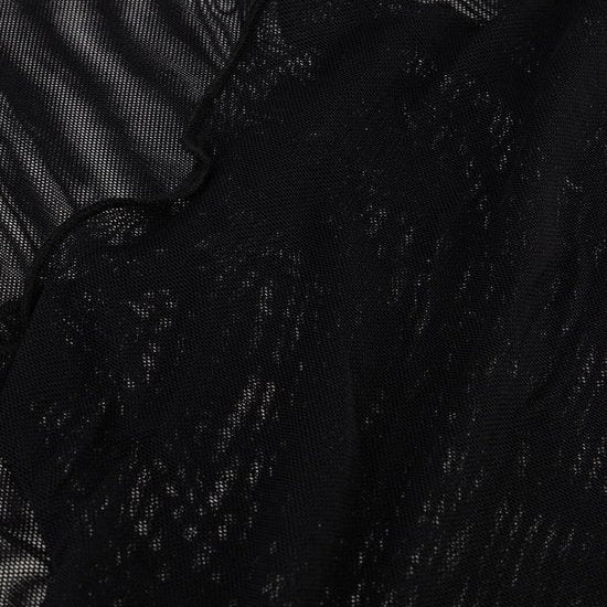 OBJNELA LS O-NECK MESH TOP REP