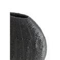 Afbeelding laden in Galerijviewer, Vaas Nivica - Zwart - 40.5x11x40cm