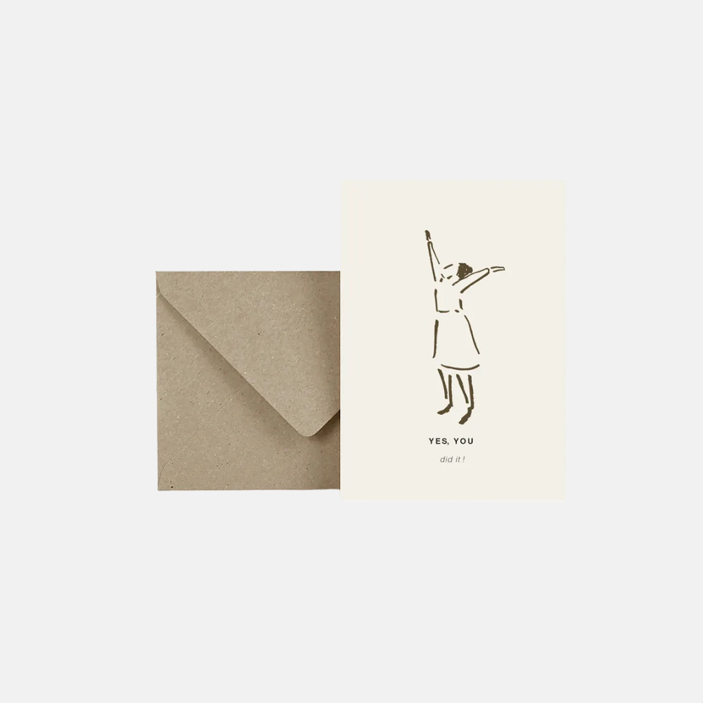 Yes you did it! - Postcard