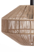 Afbeelding laden in Galerijviewer, Tafellamp Lyra - Jute/Zwart - Ø26cm