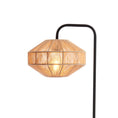 Afbeelding laden in Galerijviewer, Tafellamp Lyra - Jute/Zwart - Ø26cm