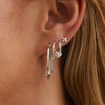 Afbeelding laden in Galerijviewer, LINK HOOP OORBELLEN ZILVER