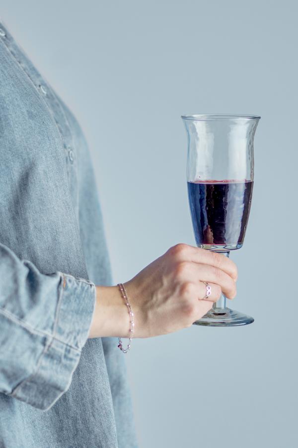 Wijnglas Asha | Gerecycled Glas | Ø 7,5 x H 20 cm