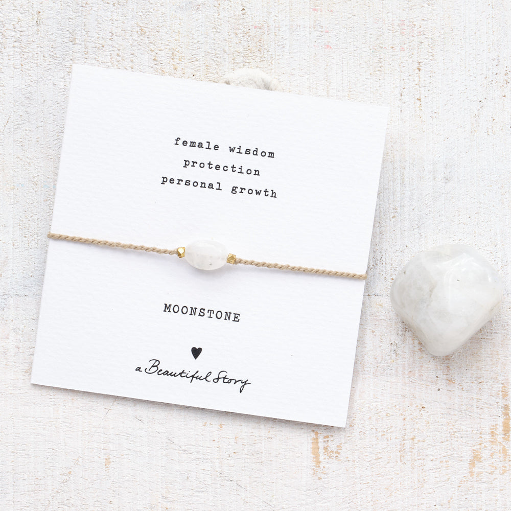 GEMSTONE CARD MOON STONE