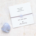 Load image into Gallery viewer, GEMSTONE CARD BLUE AGATE