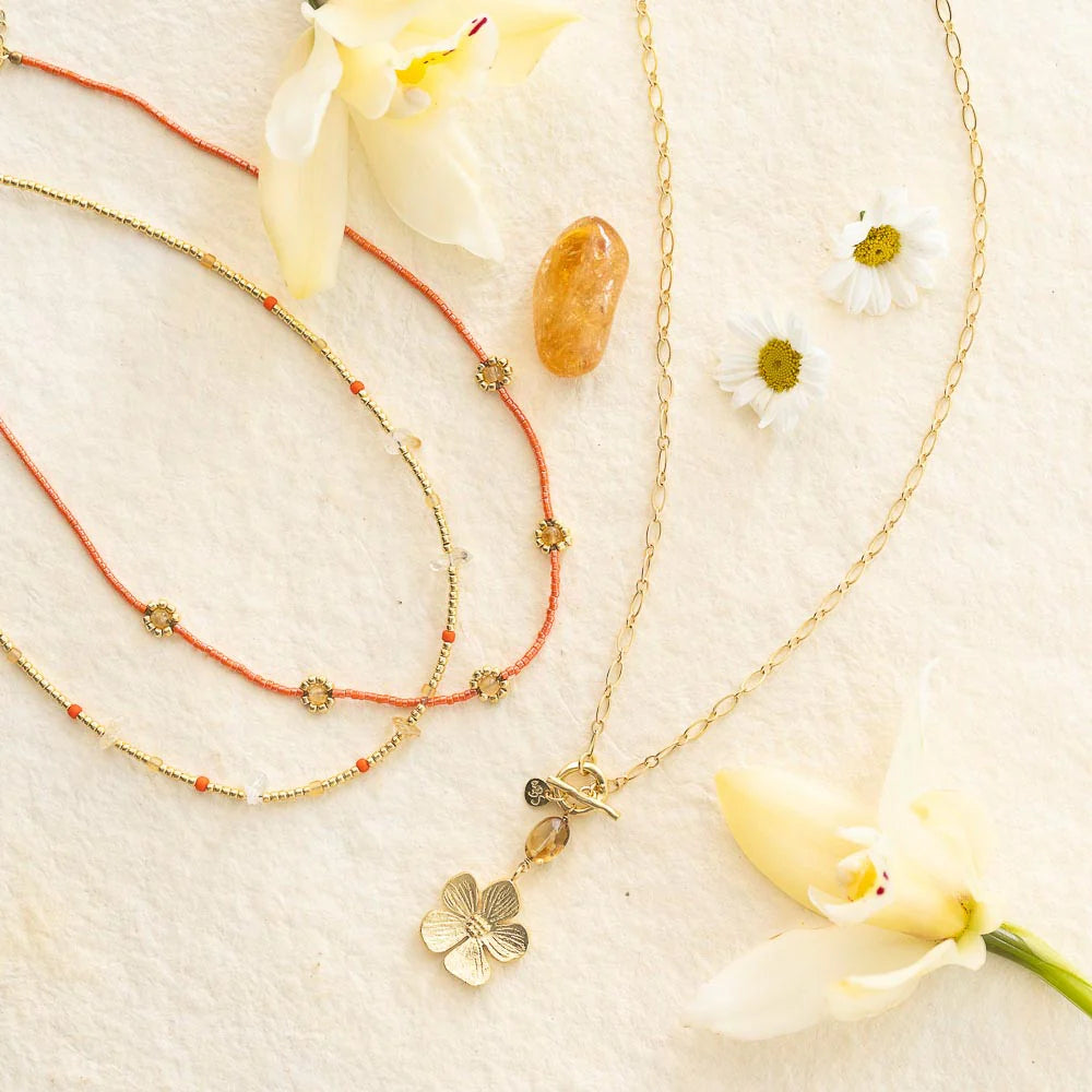 Believing Citrine Necklace GC