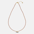 Afbeelding laden in Galerijviewer, Empathy Tiger eye Lapis lazuli necklace gold chain
