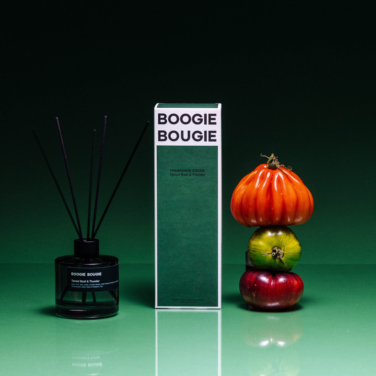 BOOGIE BOUGIE | Candle Tamed Basil & Thunder