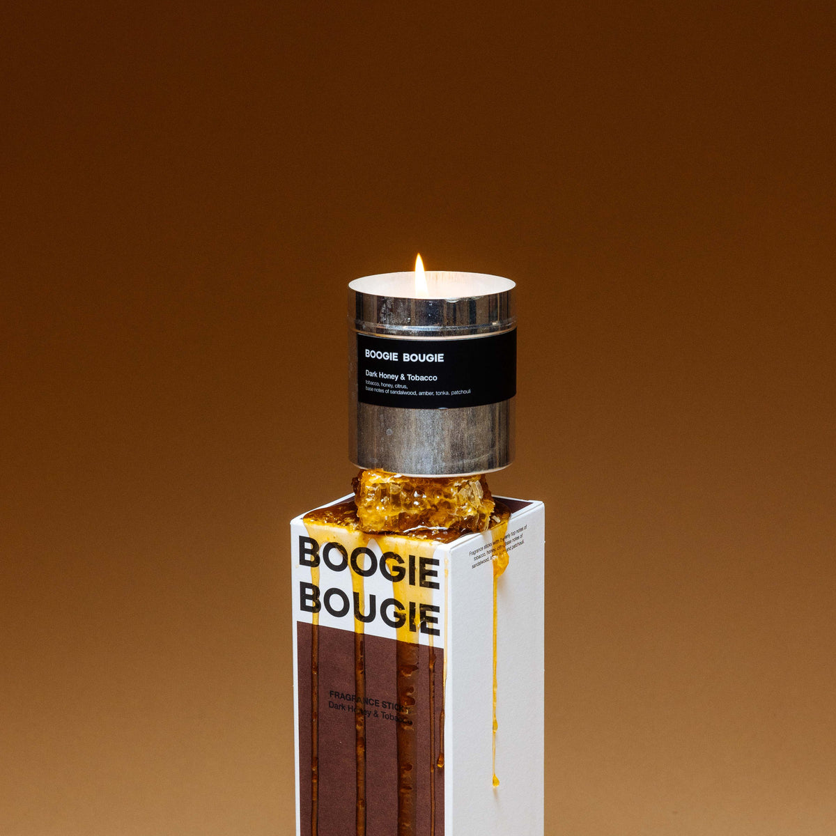 BOOGIE BOUGIE | Candle Dark Honey & Tobacco