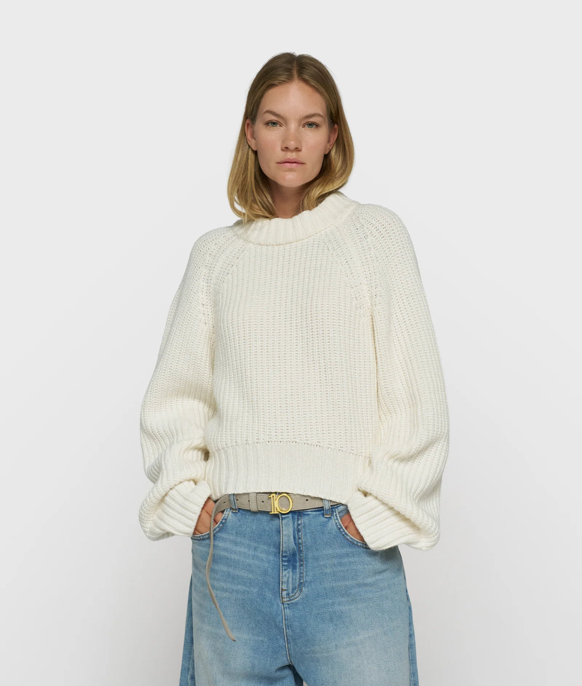 rib knit sweater