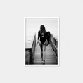 Load image into Gallery viewer, LOFT Coll. Framed Pic. | Surfboard Back WHITE
