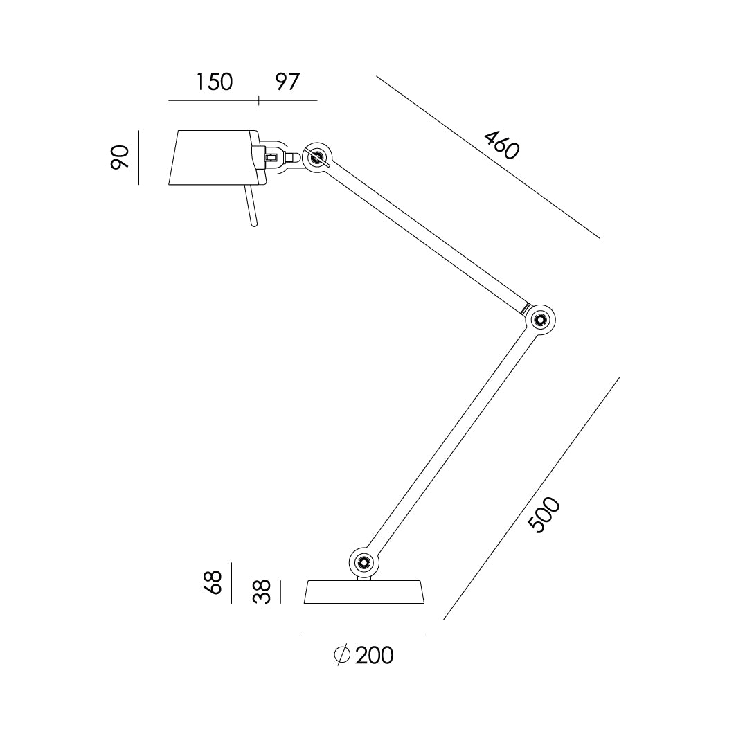 Tonone BOLT | DESK 2 ARM FOOT