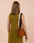 Load image into Gallery viewer, Stripe Webbing Strap Classic Leather