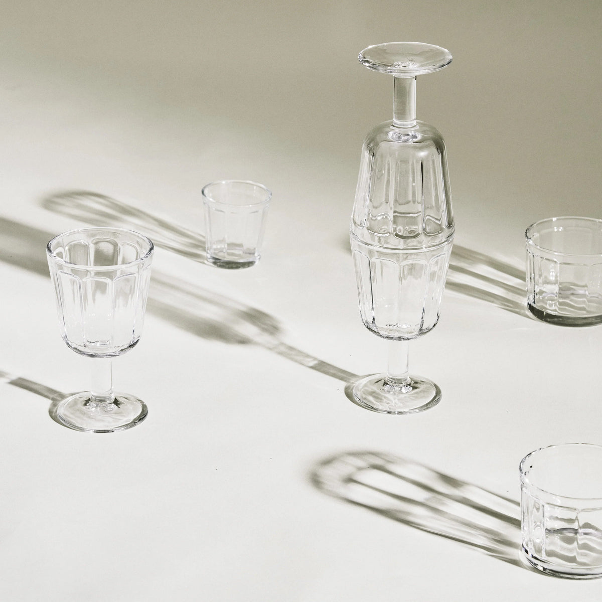 Set van 4 TUMBLER L glazen SERAX x Sergio Herman