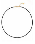 Afbeelding laden in Galerijviewer, Fijne korte ketting met mini edelsteentjes / Zwart
