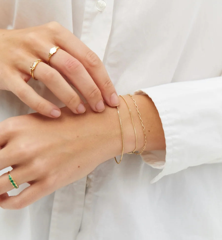 Gourmet Plain Bracelet | ANNA + NINA