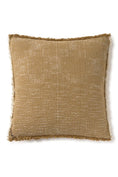 Afbeelding laden in Galerijviewer, Handloom Square Cushion Ochre