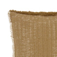 Afbeelding laden in Galerijviewer, Handloom Square Cushion Ochre
