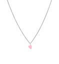 Afbeelding laden in Galerijviewer, Rose Heart Beat Necklace zilver