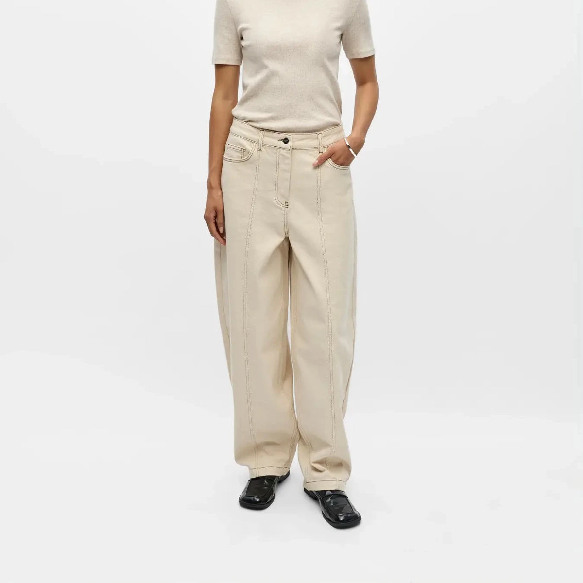OBJRABEA MW LO BARREL JEANS E PA 26