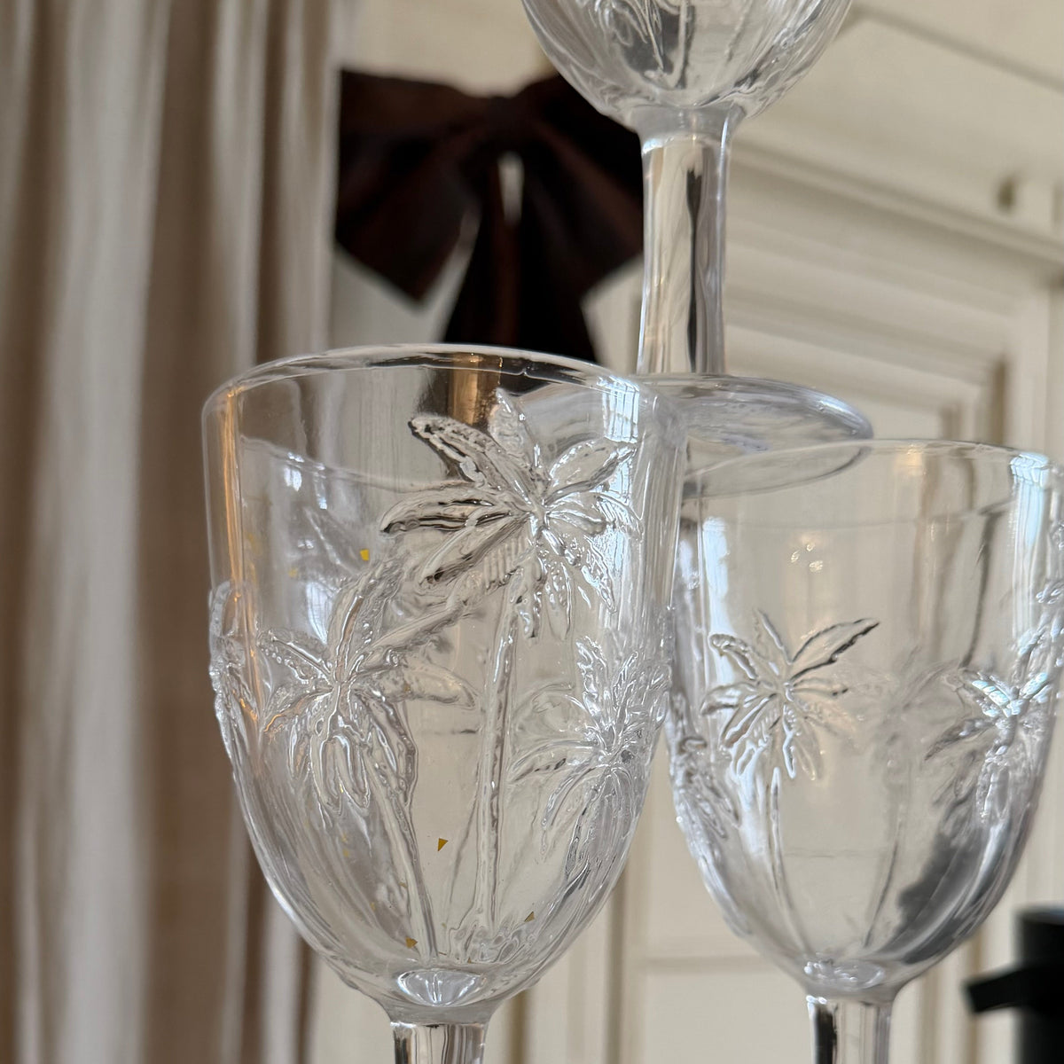 Palm wijnglas